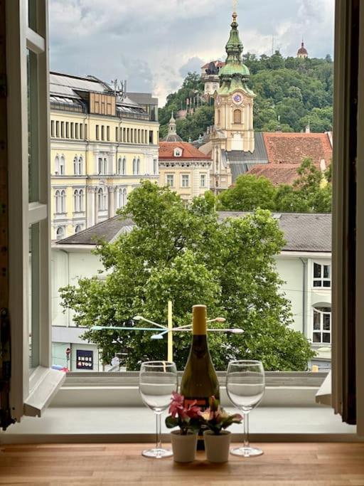 Panorama Schlossberg & Jacuzzi Graz Kültér fotó